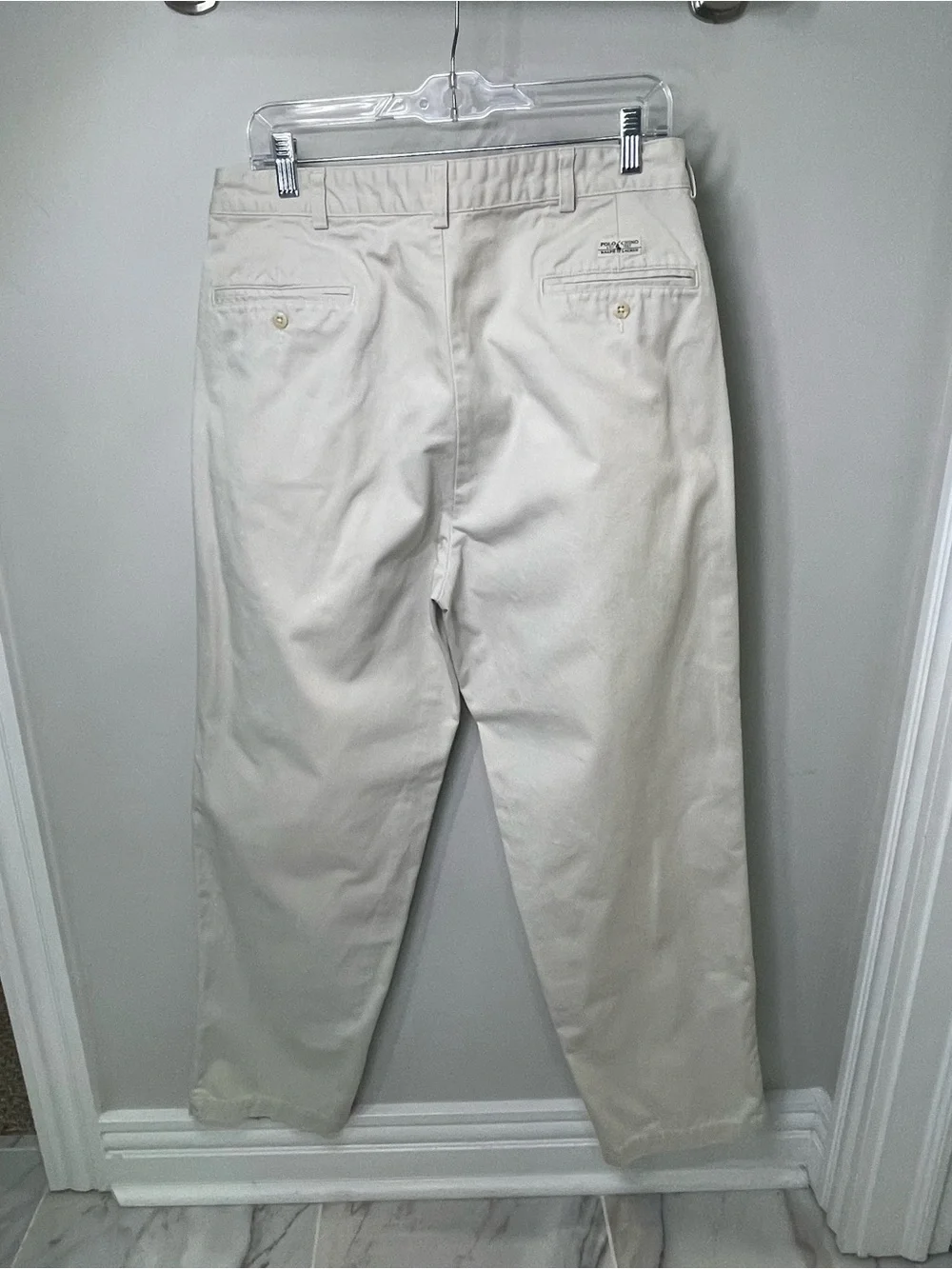 Polo by Ralph Lauren Men's Cream Chino Pants